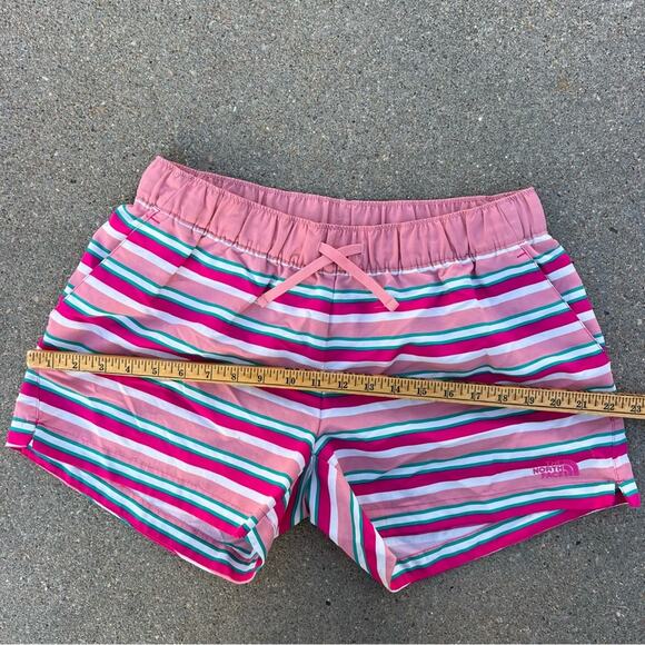 The North Face Women Class V Flashdry Short UPF 50+ sun protection pink stripe M - Picture 11 of 12